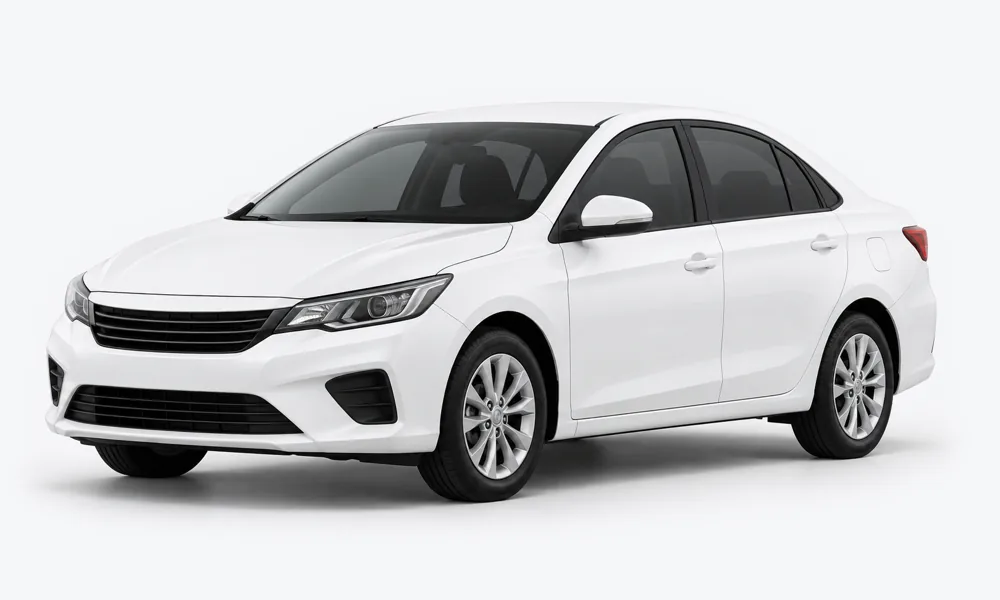 Белый автомобиль